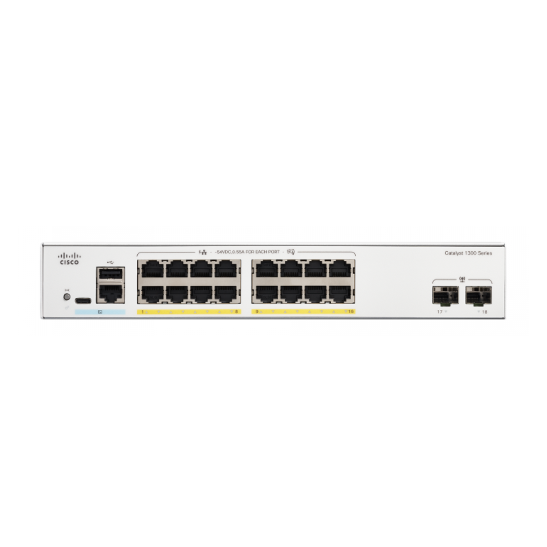 C1300-8FP-2G Cisco C1300-8FP-2G 8 Port PoE+ Managed Switch