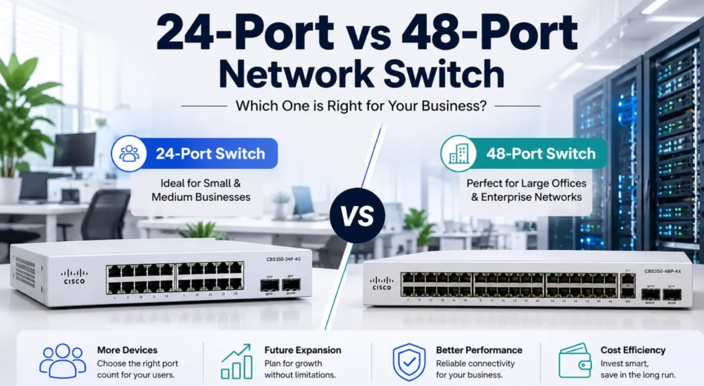 24 port vs 28 port