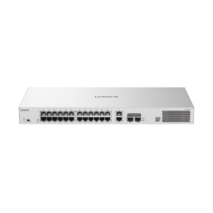 Lysora LCS-24GS-P 24-Port Cloud Managed PoE Switch with 370W PoE Budget