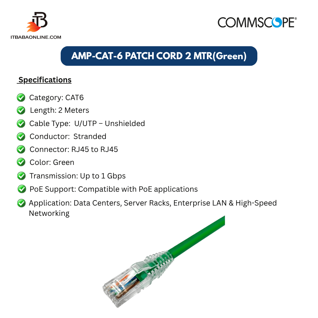 Cat6 patch cord 2 meter