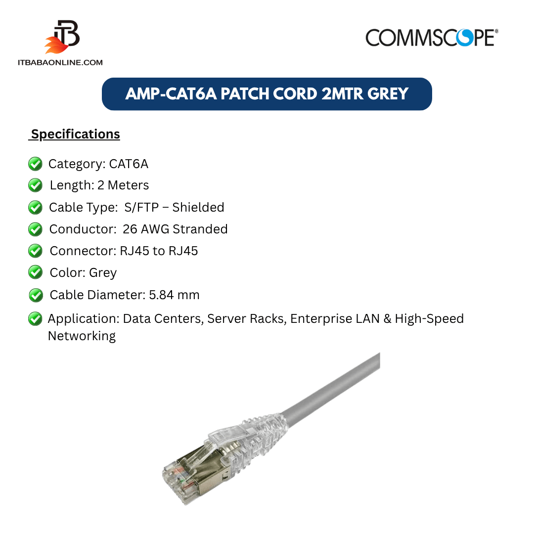 Cat6A patch cord